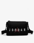 Nike Jordan crossbody чанта унисекс черна оригинална регулируема презрамка 14х23х9 см ежедневна, снимка 1