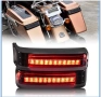 LED Стопове и Мигачи за Куфари Harley Touring 97-13 Red Lens, снимка 3