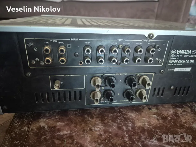 Yamaha A-1060 – Висок клас японски стерео усилвател, отлично състояние, снимка 2 - Ресийвъри, усилватели, смесителни пултове - 55366512