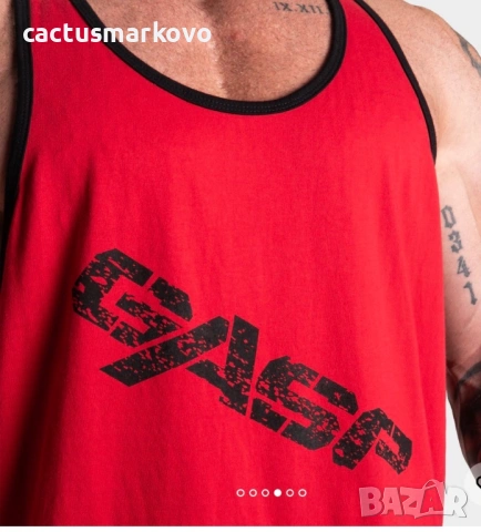 GASP - Tank Tops -  Фитнес потник, снимка 3 - Спортни дрехи, екипи - 54482974