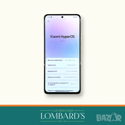 Redmi Note 14 5G 256GB, N: 535773, снимка 2 - Xiaomi - 54106524