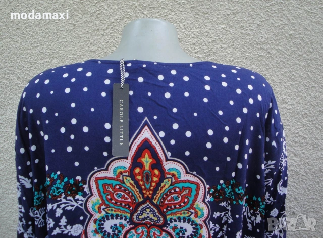 5XL/6XL Нова туника Carole Little, снимка 5 - Туники - 55126611