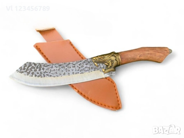 Нож "Златен дракон III" ; 170х280 - кован, Ст 7Cr17 