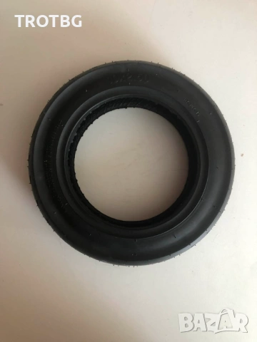 Външна гума 10x2.50 и вътрешна с 90 градуса крив вентил, снимка 2 - Други спортове - 54184836