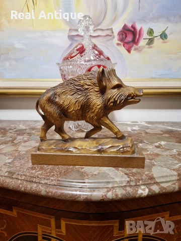 Прекрасна антикварна немска дървена фигура статуетка скулптура , снимка 6 - Статуетки - 54726034