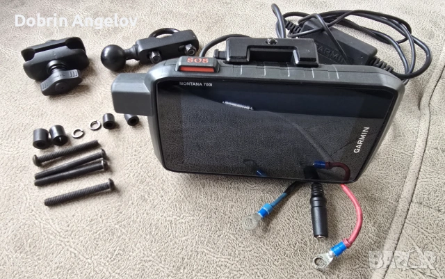 Ръчен GPS навигатор Garmin Montana 700i + стойка за ATV/Мотоциклет/Лодка/Яхта, снимка 11 - Garmin - 54101968