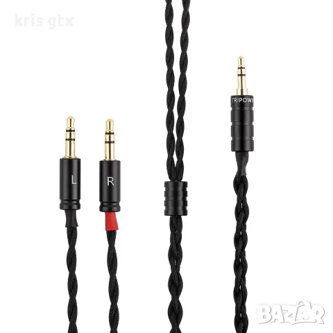 Linsoul Tripowin Nova Ръчно изработен висок клас HI FI OCC кабел за аудиофилски слушалки, снимка 9 - Слушалки и портативни колонки - 55479838