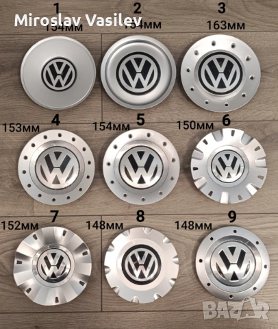 Капачки за джанти VW 55,56,60,63,65,70,76,135mm, снимка 9 - Аксесоари и консумативи - 50202772