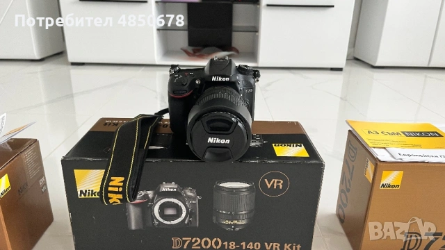 Никон Д7200, снимка 3 - Фотоапарати - 54820011