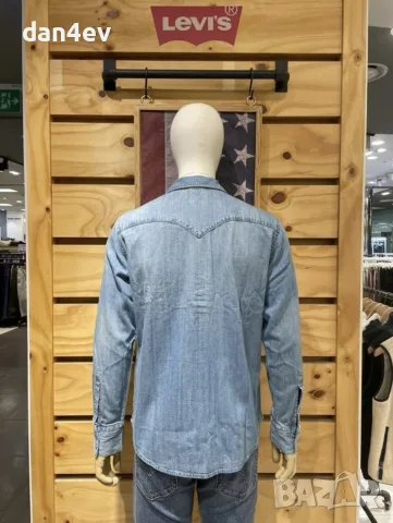 Дънкова риза Levi’s, снимка 9 - Ризи - 55600862