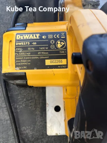 Ел. Циркуляр Dewalt DWE575, снимка 2 - Триони и циркуляри - 55651585