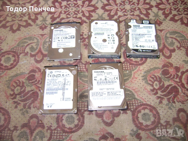 5 бр хард диска за лаптопи SATA, снимка 2 - Твърди дискове - 54316622