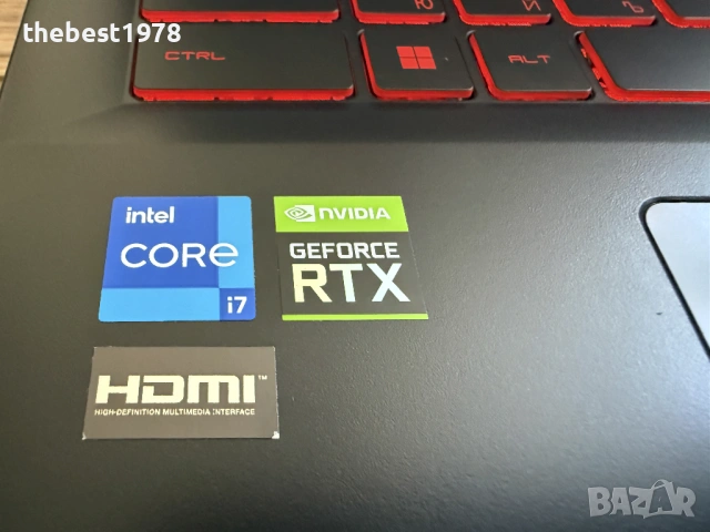 144Hz MSI Katana GF66`Core i7-12700H/Nvidia RTX 3070/16GB RAM/512GB SSD/FHD IPS, снимка 2 - Лаптопи за игри - 54220452