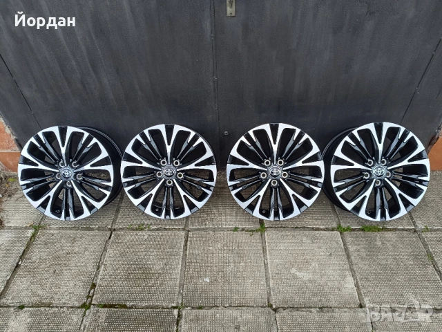 ОРИГИНАЛНИ джанти 18' цола 5x114,3 TOYOTA CH-R YARIS CROSS / ТОЙОТА 7J ET50 + датчици
