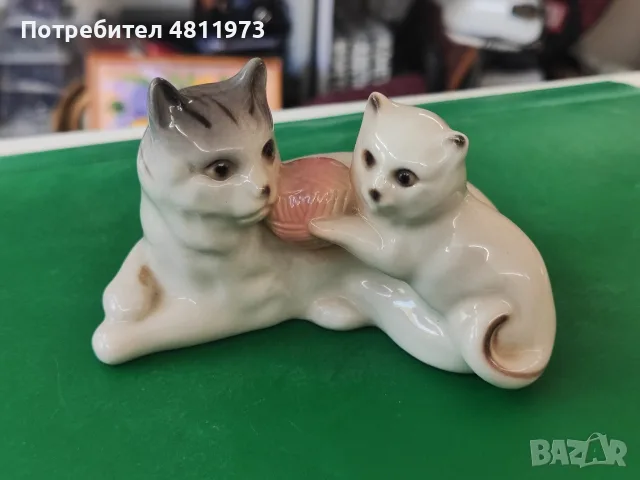 Порцеланова статуетка Румъния котки котка