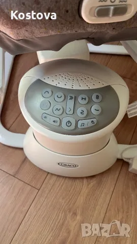 Електрически музикален шезлонг-люлка Graco, снимка 2 - Детски шезлонги - 55538912