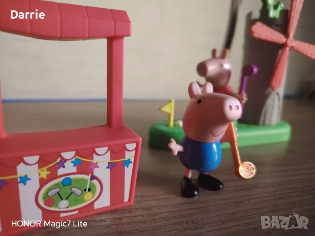 Peppa pig оригинална играчка сцена миниголф, снимка 5 - Фигурки - 55388803