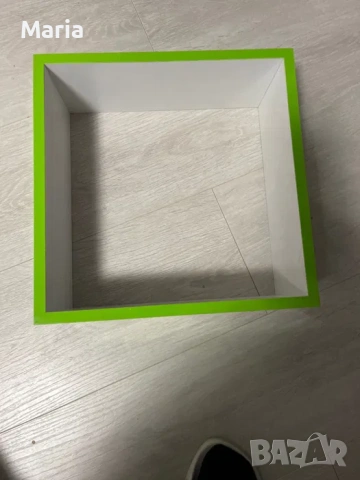 Декоративен кубичен рафт 1 брой за стена, размер 30x30 см, нов , снимка 3 - Етажерки - 54542630