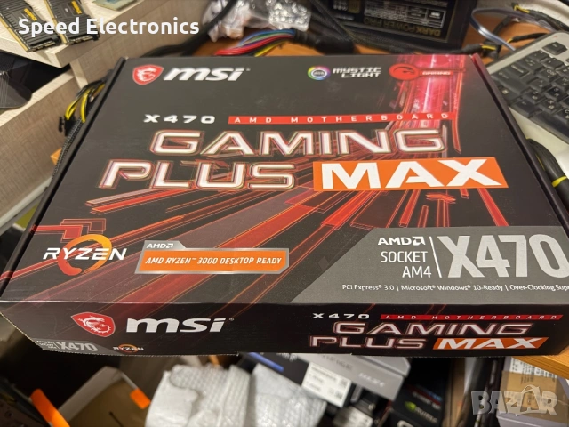 MSI X470 Gaming Plus Max AM4 , снимка 8 - Дънни платки - 54824849