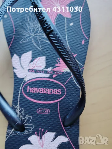 Дамски чехли havaianas 41/42, снимка 4 - Джапанки - 55428230