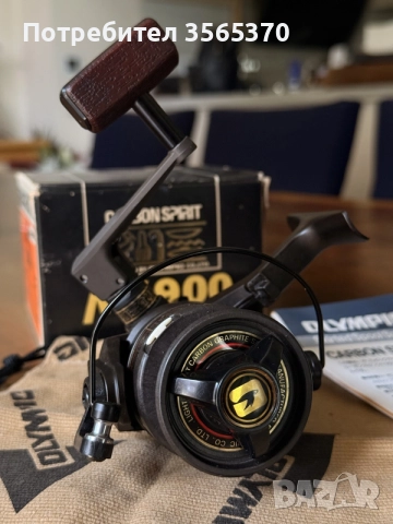 Неупотребявана колекционерска макара Olympic MX-900 Carbon Spirit, снимка 3 - Макари - 55511041