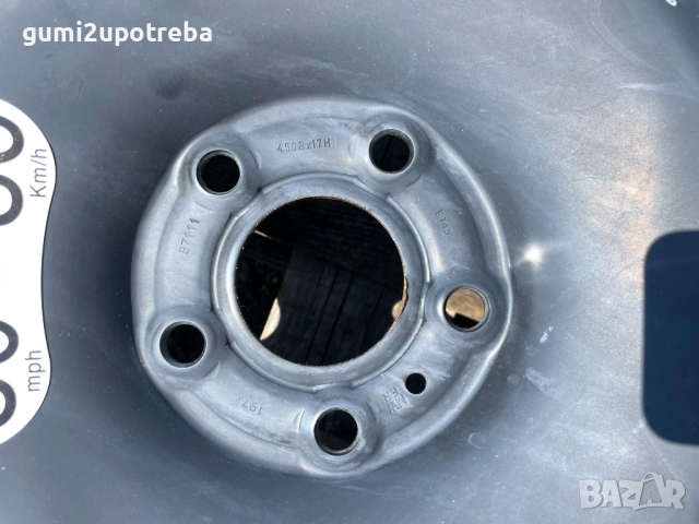 135/80/17 резервна джанта патерица 5х114,3 Renault Talisman Megane Nissan Leaf Pulsar, снимка 4 - Гуми и джанти - 54169644