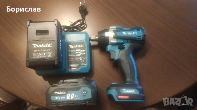 Продавам безжичен гайковерт с две батерии 