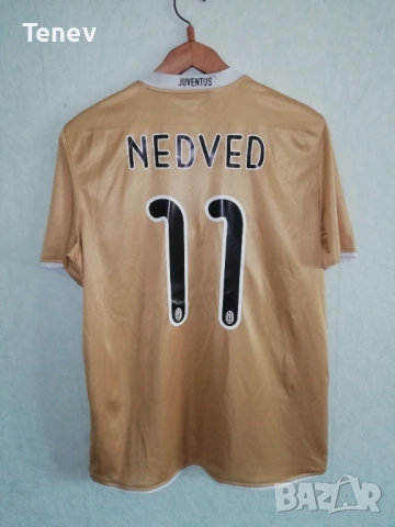 Juventus Nedved Nike 2008/2009 оригинална тениска фланелка екип Ювентус Недвед екип златист XL