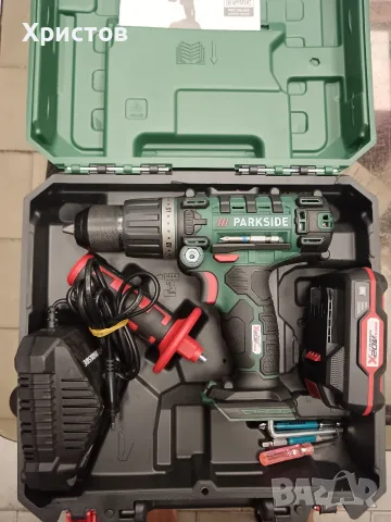 Акумулаторна ударна бормашина Parkside 20V