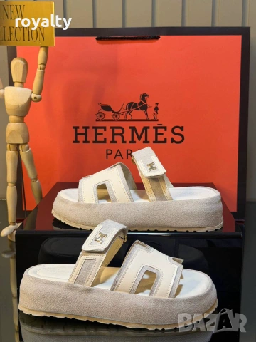 Hermes Нови Дамски Чехли Ерме Различни Цветове 
