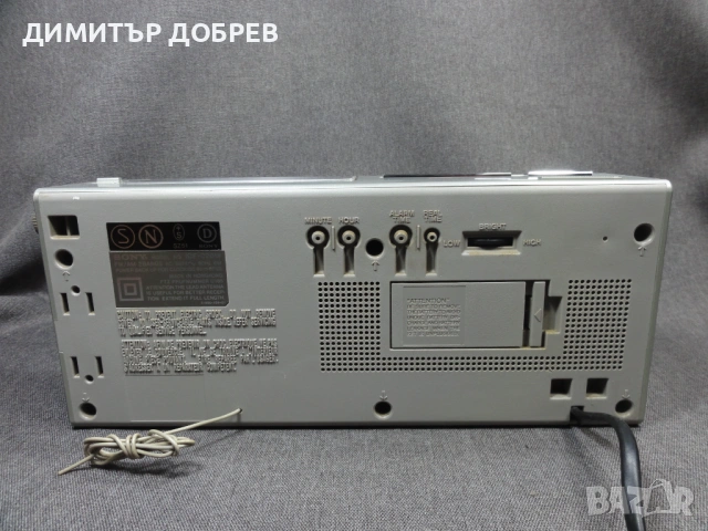 СТАР РЕТРО ТРАНЗИСТОР РАДИО ЧАСОВНИК SONY ICF-C20W, снимка 7 - Радиокасетофони, транзистори - 54476990