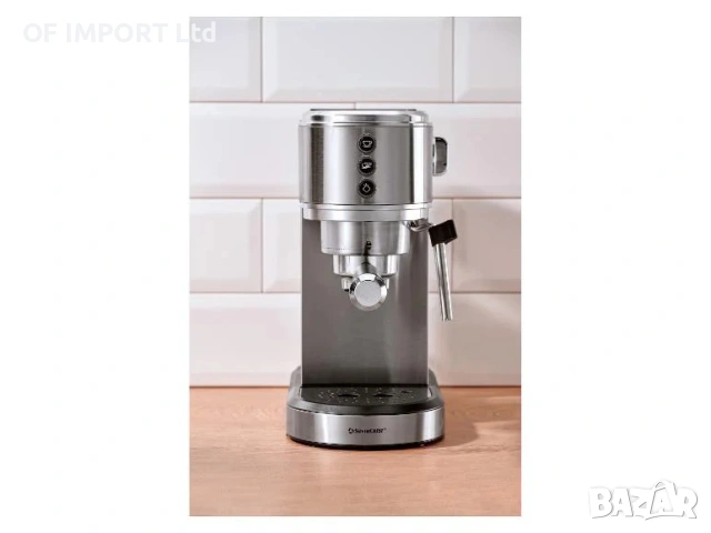 Еспресо Машина SILVERCREST SEMS 1350 A2 ИНОКС, снимка 8 - Кафемашини - 54969757