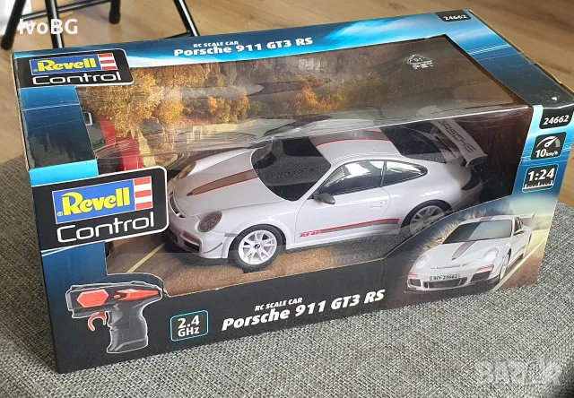 Радиоуправляема количка Porsche 911 GT3 RS на Revell, мащаб 1:24