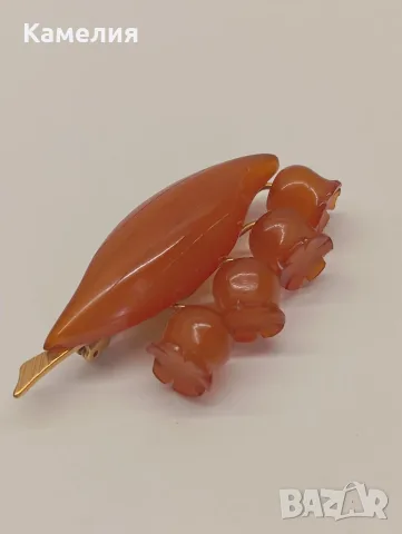 Кехлибар. Брошка , снимка 5 - Други - 55525765