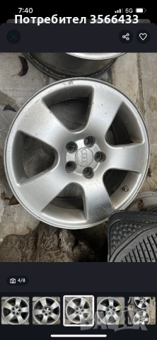 Джанти 16ки за Ауди а3 8л , снимка 4 - Части - 54271283