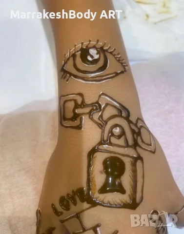 Каносване -  Body ART henna / Jagua gel( Genipa Americana), снимка 14 - Фризьорски услуги - 55454573