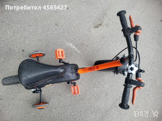B'TWIN - Детски велосипед с педали Robot 14" , снимка 3 - Велосипеди - 54414354