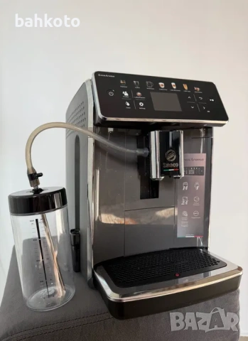 Автомат еспресо Saeco GranAroma SM6580 система за мляко Latte Duo, 14 напитки, 15 бара, цветен екран