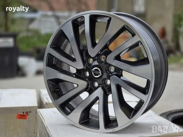 6х114.3 18 Цола Джанти Nissan Navara NP300 6x114.3 Чисто нови джанти ET 45 J 7 Централен отвор 66.1 , снимка 2 - Аксесоари и консумативи - 54375637