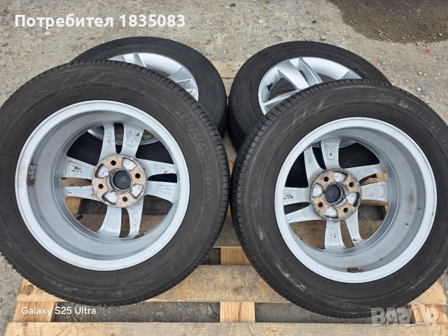 Лети джанти 14ки 4х100 Seat + летни гуми 175/65/14 Bridgestone, снимка 10 - Гуми и джанти - 54511134