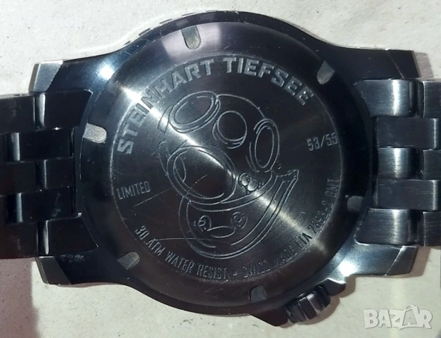 Водолазен часовник Steinhard TiefSee GMT 300 LIMITED 53/55, снимка 7 - Мъжки - 55237770