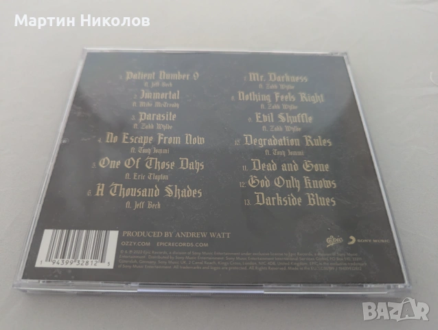 Ozzy Osbourne – Patient Number 9, снимка 3 - CD дискове - 54487165