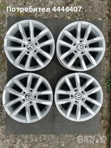 Оригинални джанти 16" 5х112 VW, снимка 11 - Гуми и джанти - 54948696