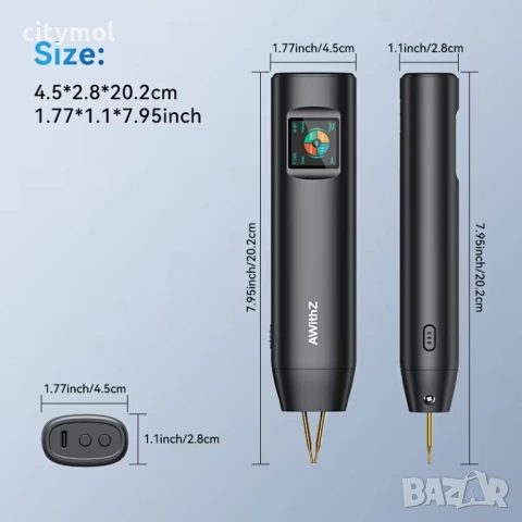 Апарат за точково заваряване с LCD дисплей запояване на батерии, автоматичен и ръчен режим, 11 режим, снимка 8 - Друга електроника - 54081961