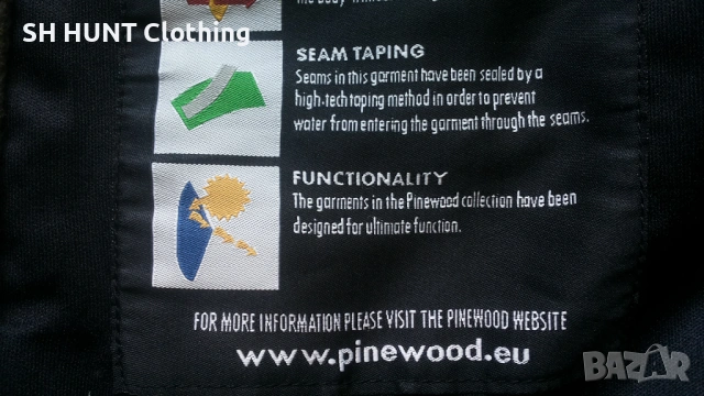 PINEWOOD HUNTING WINDPROOF MEMBRAN POLAR Jacket размер 3XL яке с мембрана вятърно устойчиво - 2430, снимка 18 - Екипировка - 54160363