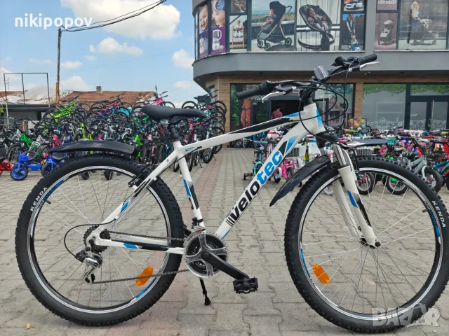 PA Алуминиев велосипед 27.5" PRO бял/син