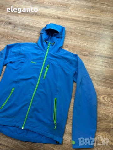 Мъжко яке BERGANS OF NORWAY Men 1558 Kjerag Flex SoftShell Windstopper Jacket , L размер , снимка 2 - Якета - 53976609