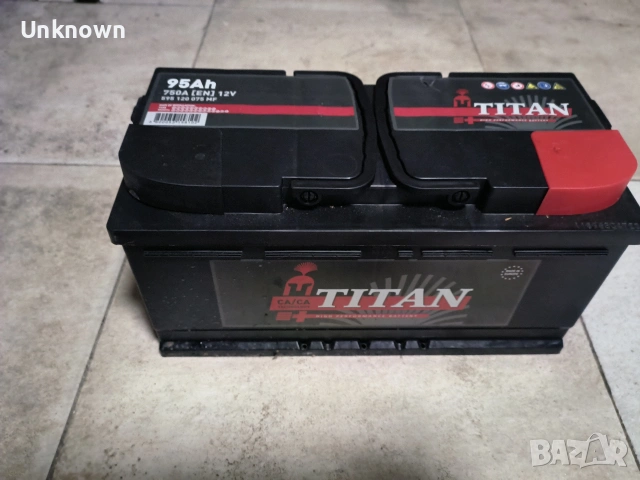 НОВ Акумулатор Titan 95AH 750A, снимка 2 - Аксесоари и консумативи - 54963390