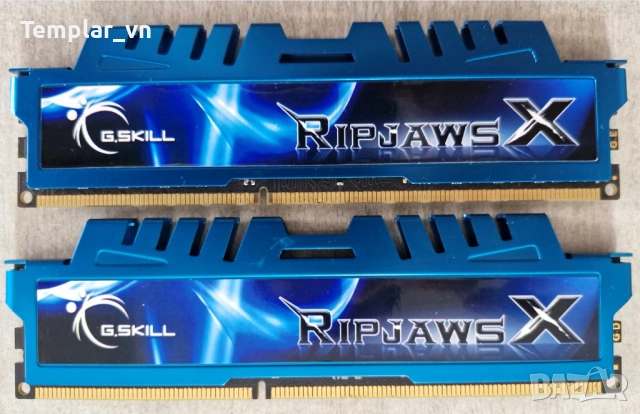 Gskill Ripjaws X 2x4 GB DDR3 2133 PC3 17000, снимка 2 - RAM памет - 54824197