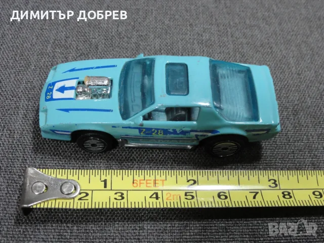 СТАРА РЕТРО МЕТАЛНА КОЛИЧКА HOT WHEELS BLOWN CAMARO Z28, снимка 7 - Колекции - 55428350